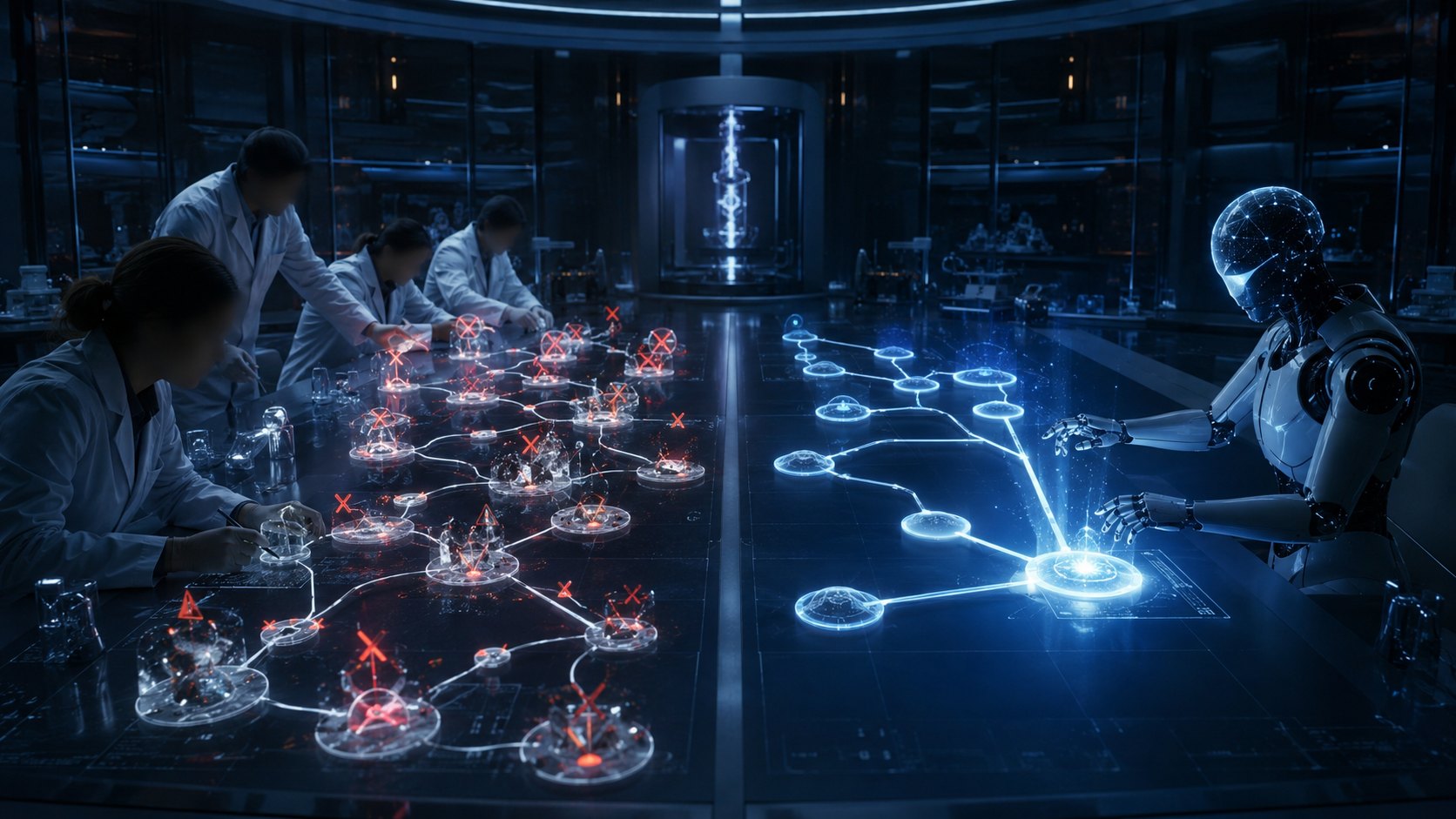 人类安全研究员与自动研究系统在同一实验台比较方案的原创插图